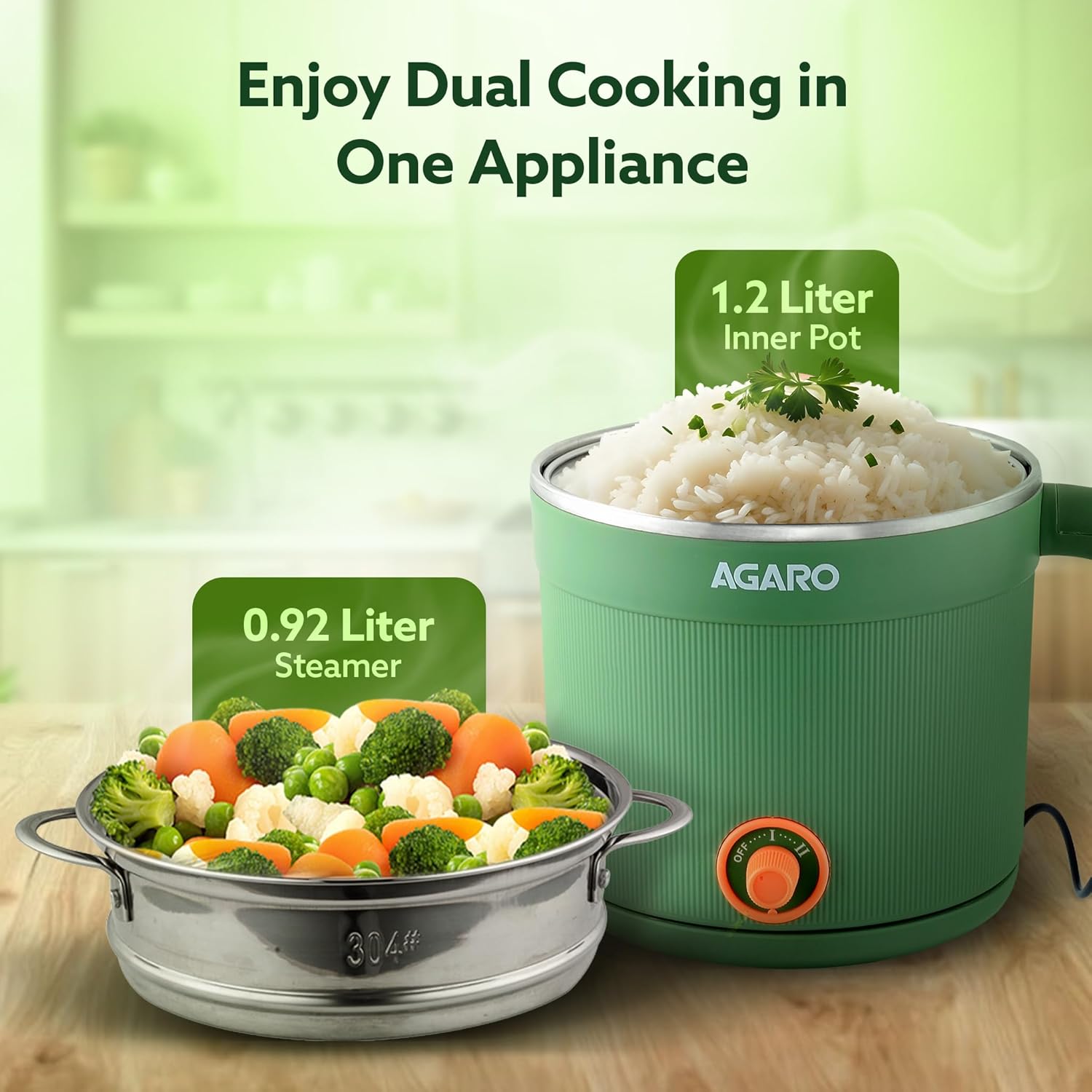 Multipurpose Kettle With Steamer