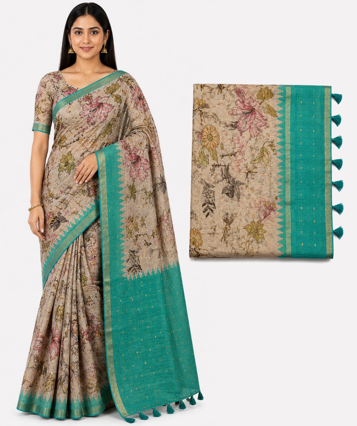 Dry Fruit Saree