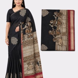 Dry Fruit Saree with ornate