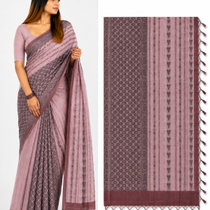 Dusty Mauve Sari